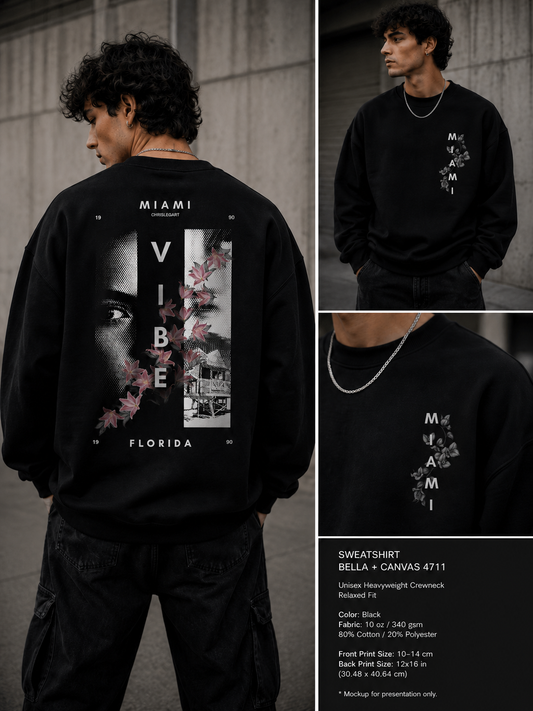 MIAMI Vibe - heavyweight sweatshirt