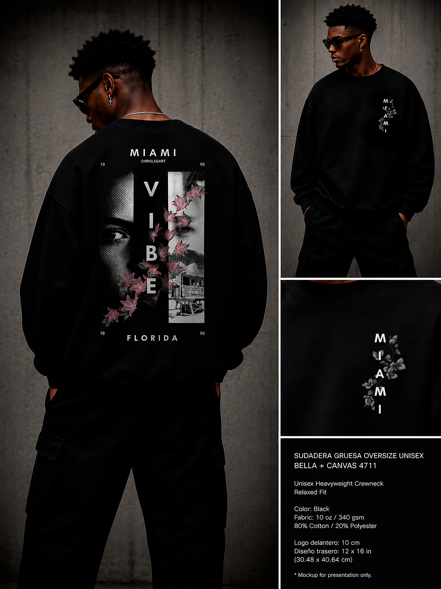 MIAMI Vibe - heavyweight sweatshirt